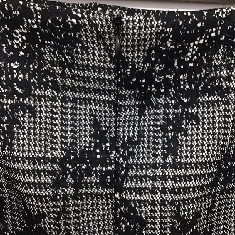 ザラ ZARA スカート ひざ丈スカート M レース柄 黒 / ブラック /  レディース USED 古着 中古 10146612