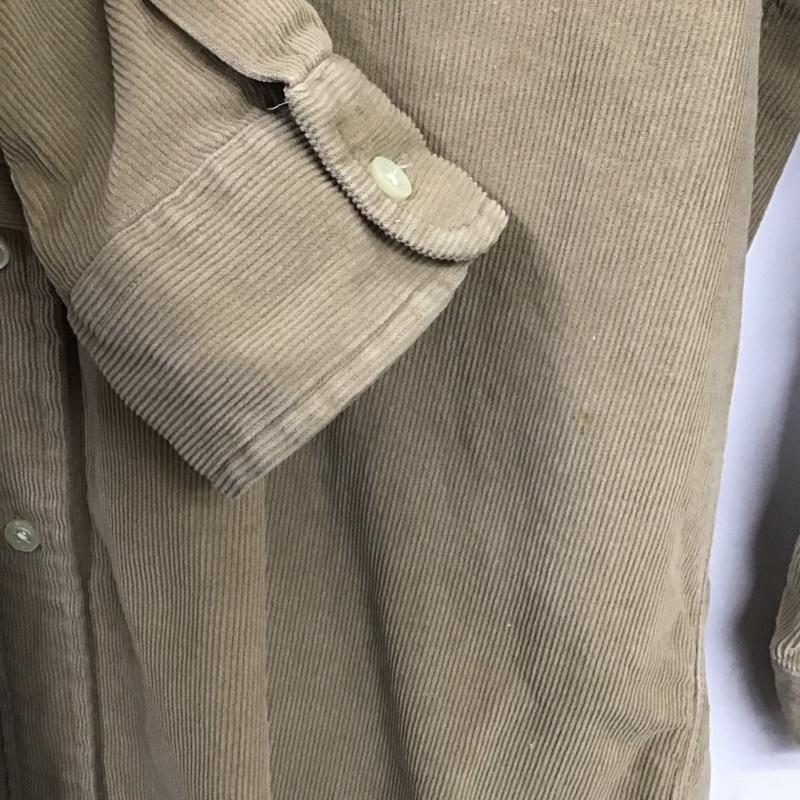 ラルフローレン RALPHLAUREN シャツ、ブラウス 長袖 長袖シャツ 無地シャツ カラーシャツ ボタンダウンシャツ M ロゴ、文字 ベージュ / ベージュ /  メンズ USED 古着 中古 10148775