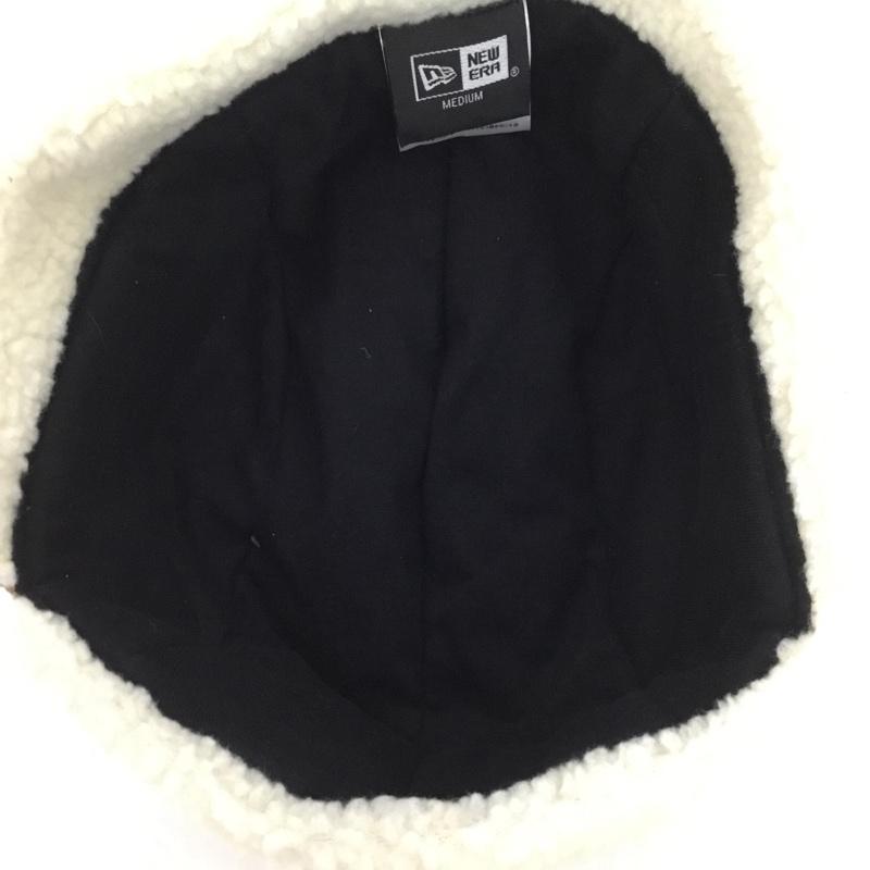 ニューエラ NEW ERA 帽子 キャップ フライトキャップ トラッパー ダックキャンバス ボア ロゴ、文字 茶 / ブラウン /  メンズ USED 古着 中古 10130415
