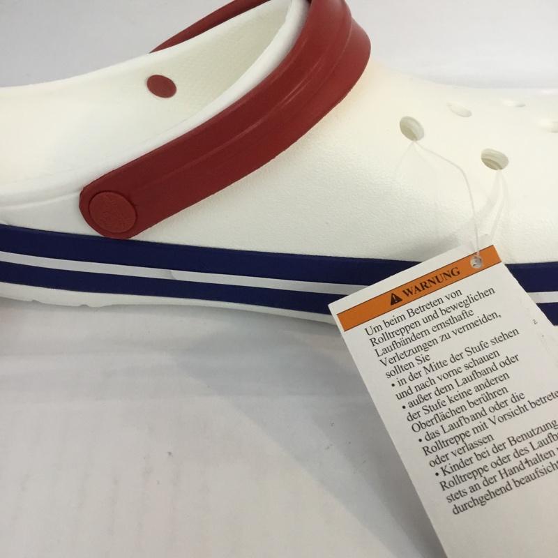 クロックス crocs サンダル サンダル CROCBAND 11016-11I 25cm 25.0cm 無地 白 / ホワイト /  メンズ USED 古着 中古 10125451