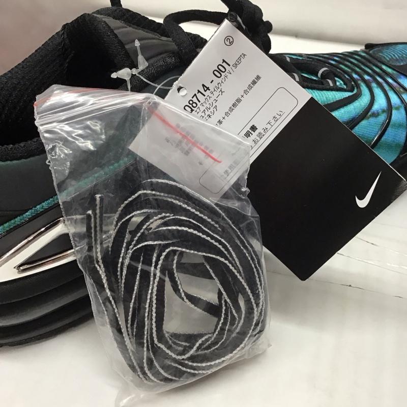 ナイキ NIKE スニーカー スニーカー CQ8714 001 AIR MAX TAILWIND 5 SKEPTA 27.5cm 箱有 27.5cm ロゴ、文字 黒 / ブラック / X 青 / ブルー / X 銀 / シルバー /  メンズ USED 古着 中古 10112178