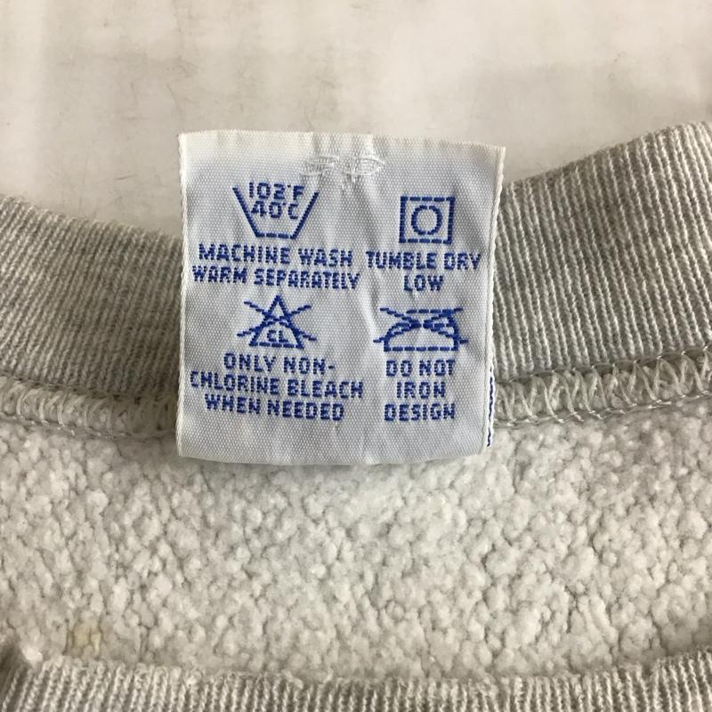 チャンピオン Champion トレーナー 長袖 REVERSE WEAVE スウェット 90年代 裏起毛 L ロゴ、文字 灰 / グレー /  メンズ USED 古着 中古 10115702