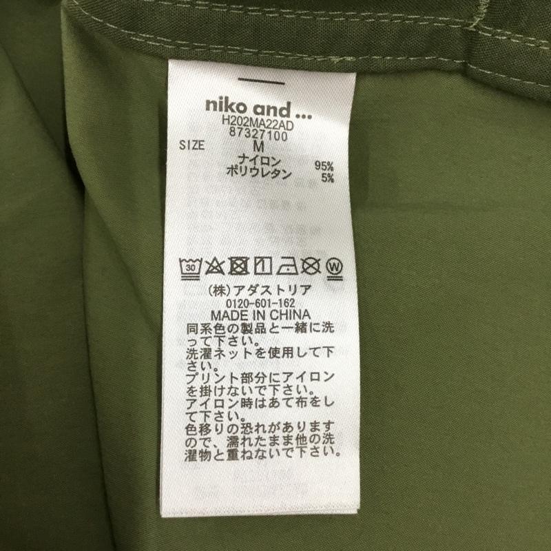 ニコアンド niko and... ジャケット、上着 ジャケット、ブレザー H202MA22AD ナイロンコーチジャケット M 無地 カーキ / カーキ /  メンズ USED 古着 中古 10111853