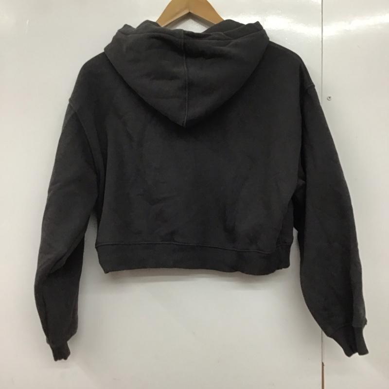ザラ ZARA パーカー 長袖 ジップアップパーカー 長袖パーカー カジュアルジャケット 無地 黒 / ブラック /  ボーイズ USED 古着 中古 10142504
