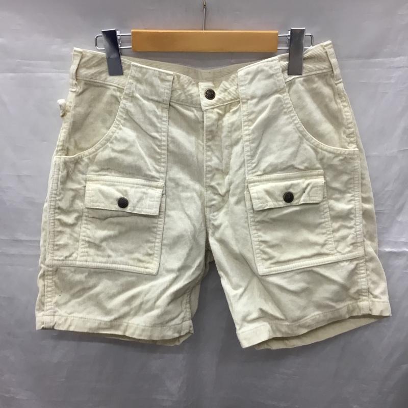 サンライトビリーバー SUNLIGHT BELIEVER パンツ ショートパンツ ショートパンツ ハーフパンツ カジュアルパンツ コーデュロイ 30インチ 無地 オフホワイト / オフホワイト /  メンズ USED 古着 中古 10121622