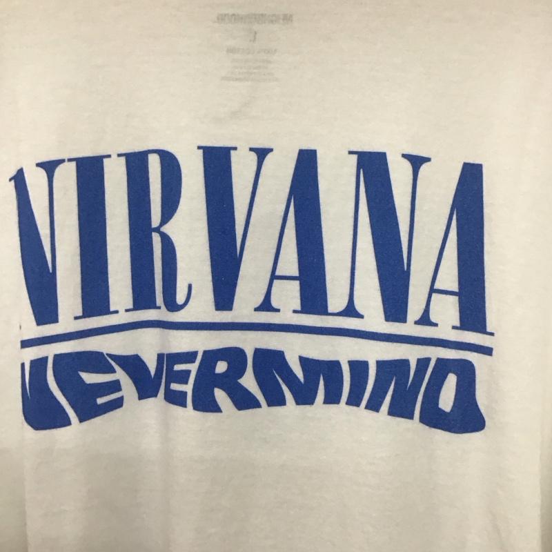 ネイバーフッド NEIGHBORHOOD Tシャツ 半袖 半袖カットソー プリントTシャツ クルーネックカットソー バンドTシャツ L プリント 白 / ホワイト /  メンズ USED 古着 中古 10132560