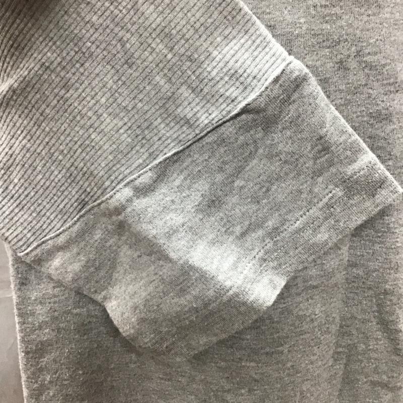 グラム glamb Tシャツ 七分袖 長袖カットソー クルーネックカットソー ロングスリーブカットソー プリントTシャツ 0 無地 灰 / グレー /  メンズ USED 古着 中古 10116203