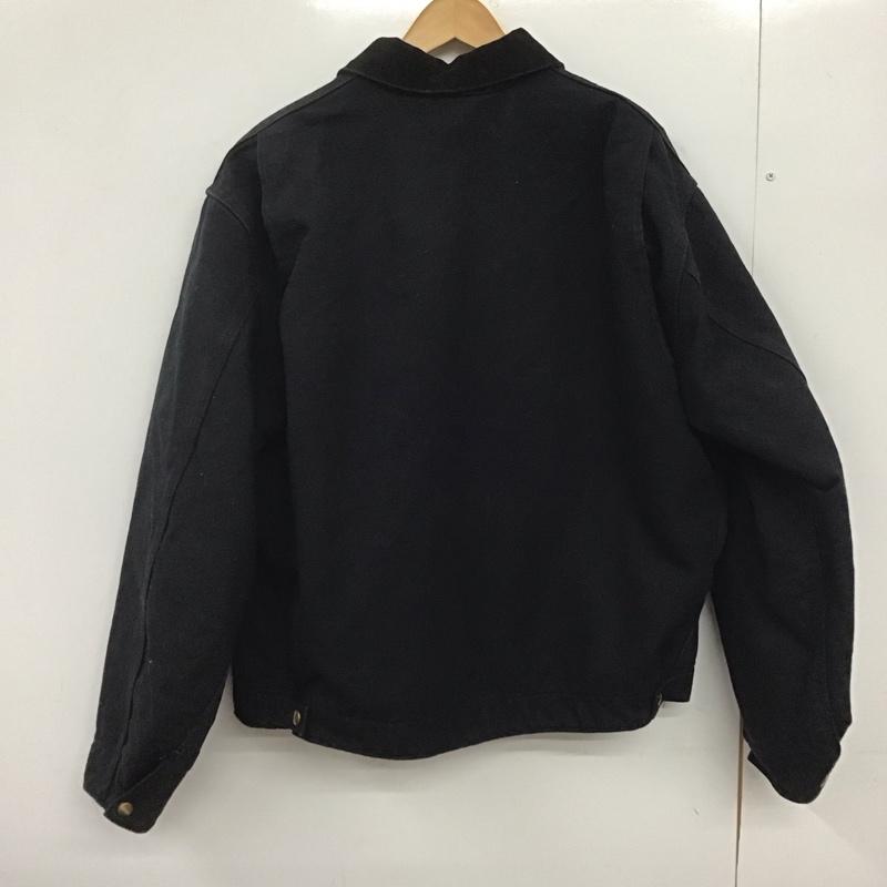 カーハート Carhartt ジャケット、上着 ジャケット、ブレザー ジップアップジャケット アウター 古着 usa製 ufcw XL ロゴ、文字 ダークグレー / ダークグレー /  メンズ USED 古着 中古 10147051