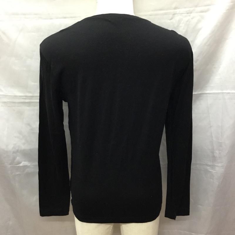 ポールスミス Paul Smith Tシャツ 長袖 M ロゴ、文字 X プリント 黒 / ブラック /  メンズ USED 古着 中古 10111897