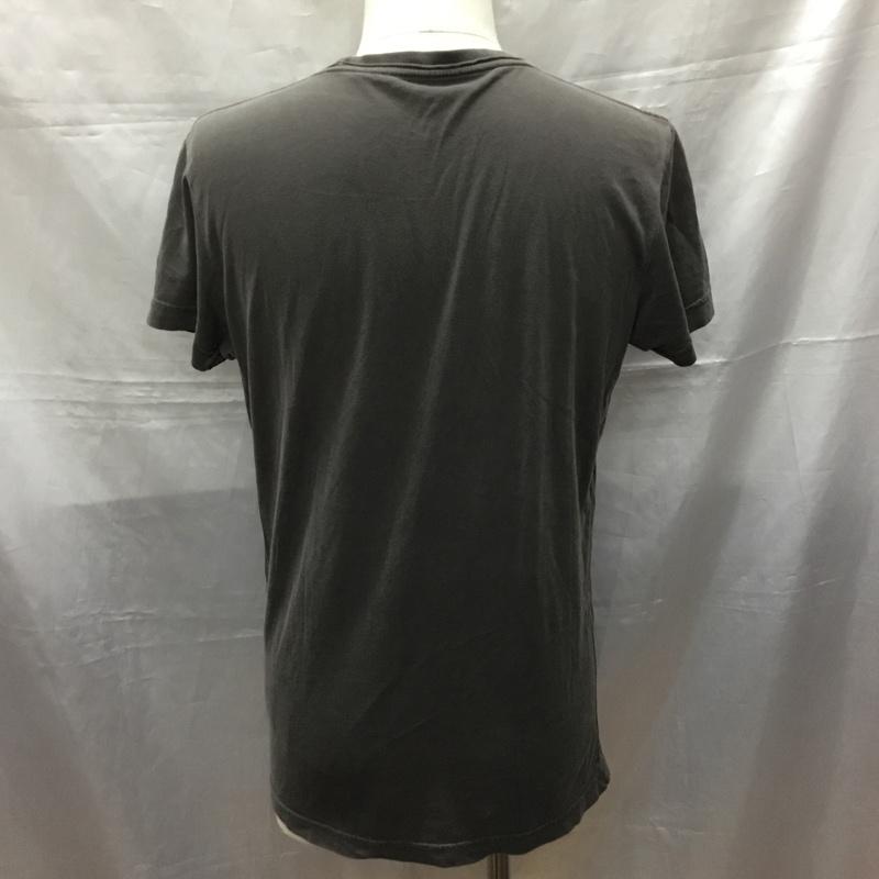 ディーゼル DIESEL Tシャツ 半袖 半袖カットソー プリントTシャツ クルーネックカットソー M プリント チャコールグレー / チャコールグレー /  メンズ USED 古着 中古 10114597