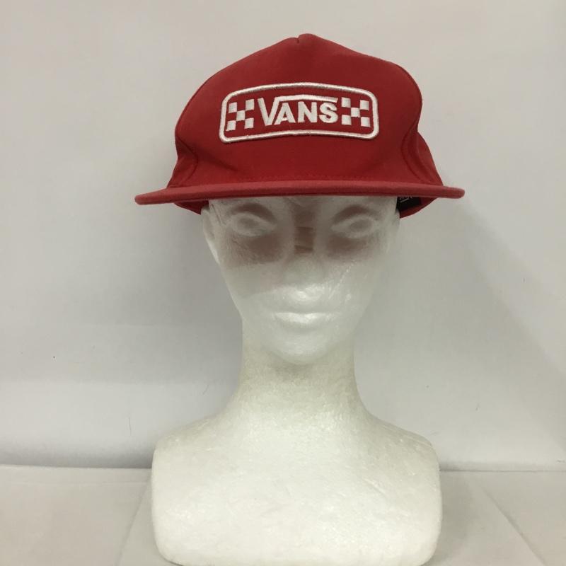 スタンダード カリフォルニア STANDARD CALIFORNIA 帽子 キャップ VANS 17AW CAP コラボ Checker Logo ロゴ、文字 赤 / レッド /  メンズ USED 古着 中古 10132036