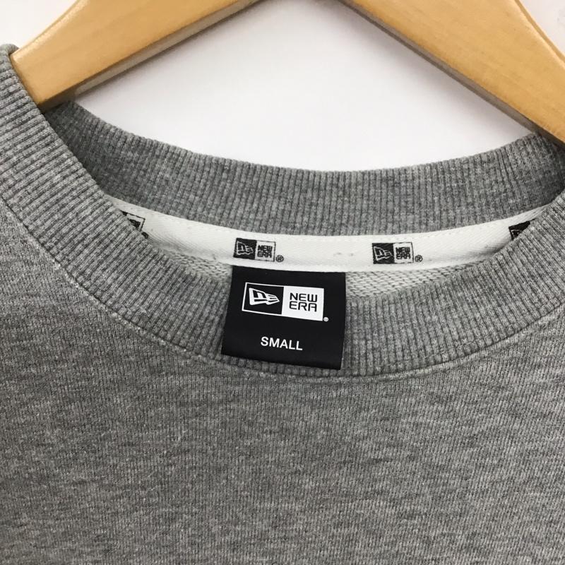 ハリウッドランチマーケット H.R MARKET トレーナー 長袖 長袖トレーナー スウェット クルーネック プルオーバー newera S ロゴ、文字 灰 / グレー /  メンズ USED 古着 中古 10139769