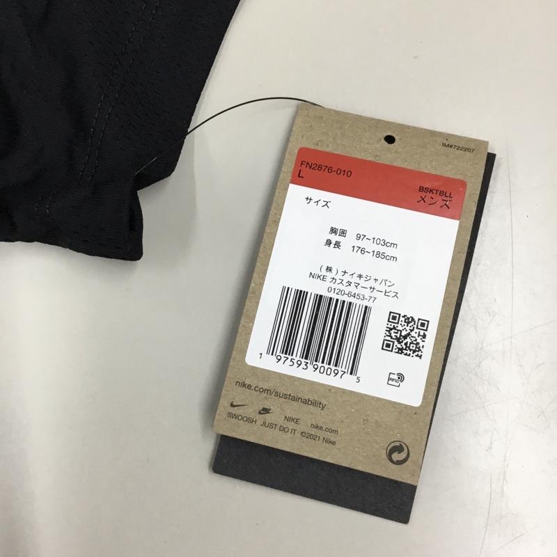 ナイキ NIKE シャツ、ブラウス 半袖 FN2876-010 Dri-FIT DNA CROSSOVER S/S TOP L 無地 X ロゴ、文字 黒 / ブラック /  メンズ USED 古着 中古 10113426