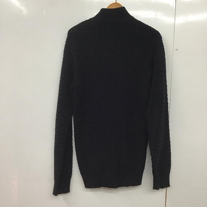 ラコステ LACOSTE カーディガン 長袖 長袖ニットカーディガン ジップアップジャケット アウター 3 ロゴ、文字 紺 / ネイビー /  メンズ USED 古着 中古 10144458