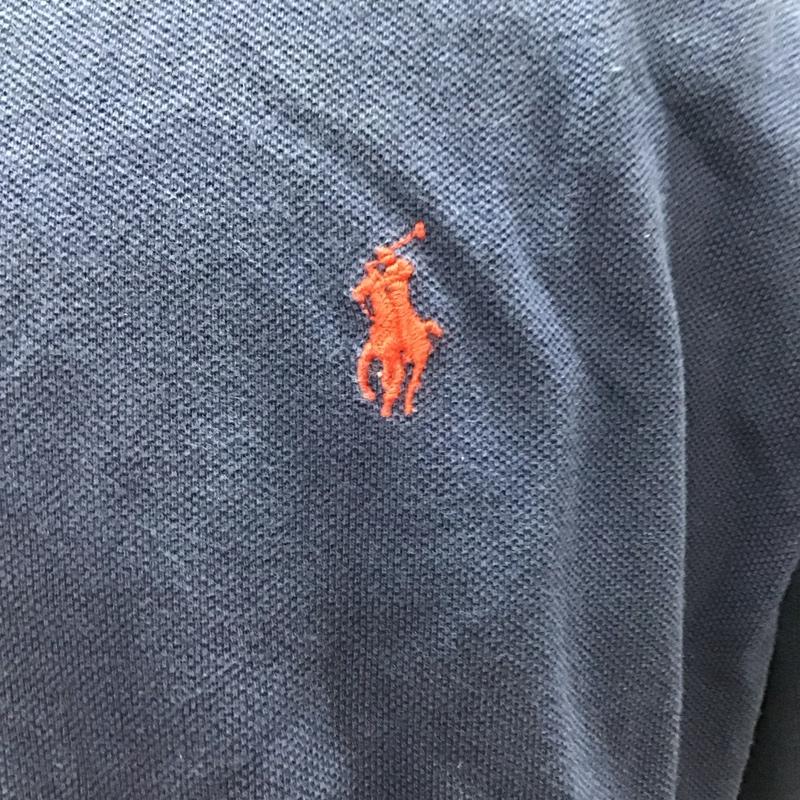 ポロバイラルフローレン Polo by RALPH LAUREN ポロシャツ 半袖 MNBLKNIM1I00196 刺繍 XL ワンポイント 紺 / ネイビー /  メンズ USED 古着 中古 10122622