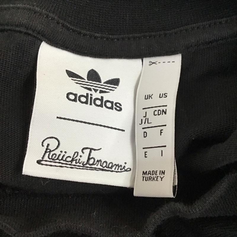 アディダス adidas Tシャツ 長袖 dy6690 TANAAMI CALI LS TEE L プリント 黒 / ブラック /  メンズ USED 古着 中古 10112005