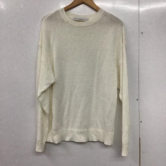 フレームワーク FRAMeWORK ニット、セーター 長袖 無地 白 / ホワイト /  レディース USED 古着 中古 10144523