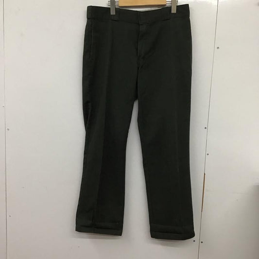 ディッキーズ Dickies パンツ ワークパンツ、ペインターパンツ ワークパンツ ワイドパンツ カジュアルパンツ 34 無地 カーキ / カーキ /  メンズ USED 古着 中古 10133519