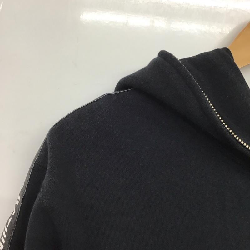 アベイシングエイプ A BATHING APE パーカー 長袖 長袖パーカー ジップアップパーカー スウェット XL ロゴ、文字 黒 / ブラック /  メンズ USED 古着 中古 10145898