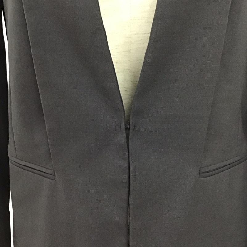 ユナイテッドアローズグリーンレーベルリラクシング UNITED ARROWS green label relaxing セットアップ セットアップ セットアップ 長袖ジャケット スラックスパンツ 2点セット 38 無地 ダークグレー / ダークグレー /  レディース USED 古着 中古 10149701