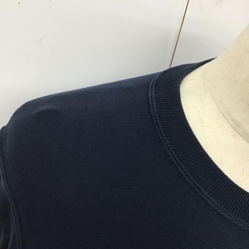 チャンピオン Champion トレーナー 長袖 L 無地 紺 / ネイビー /  メンズ USED 古着 中古 10121749