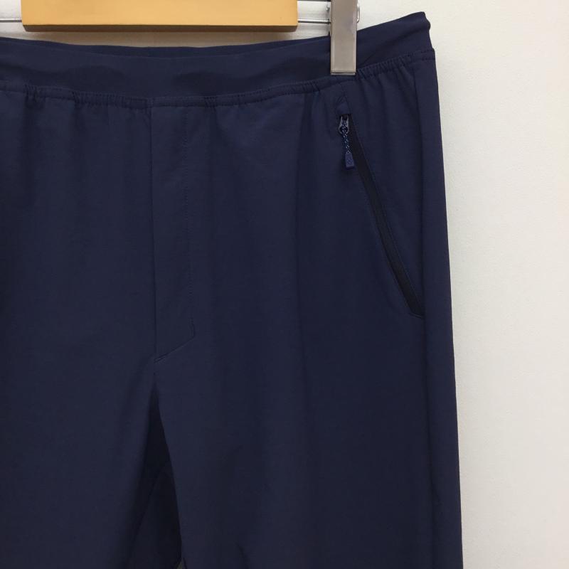 モンベル mont-bell パンツ ワークパンツ、ペインターパンツ 1105773 クリフイージーフィットパンツ L ロゴ、文字 紺 / ネイビー /  メンズ USED 古着 中古 10139096