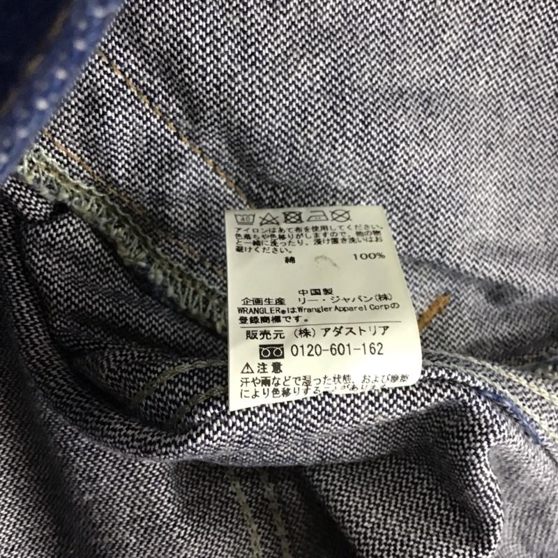 ローリーズファーム LOWRYS FARM ジャケット、上着 ジャケット、ブレザー デニムジャケット Gジャン Wrangler M 無地 インディゴ / インディゴ /  レディース USED 古着 中古 10138167