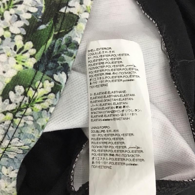 デシグアル Desigual ワンピース ひざ丈スカート ノースリーブワンピース ロングワンピース L 花柄 黒 / ブラック /  レディース USED 古着 中古 10122414