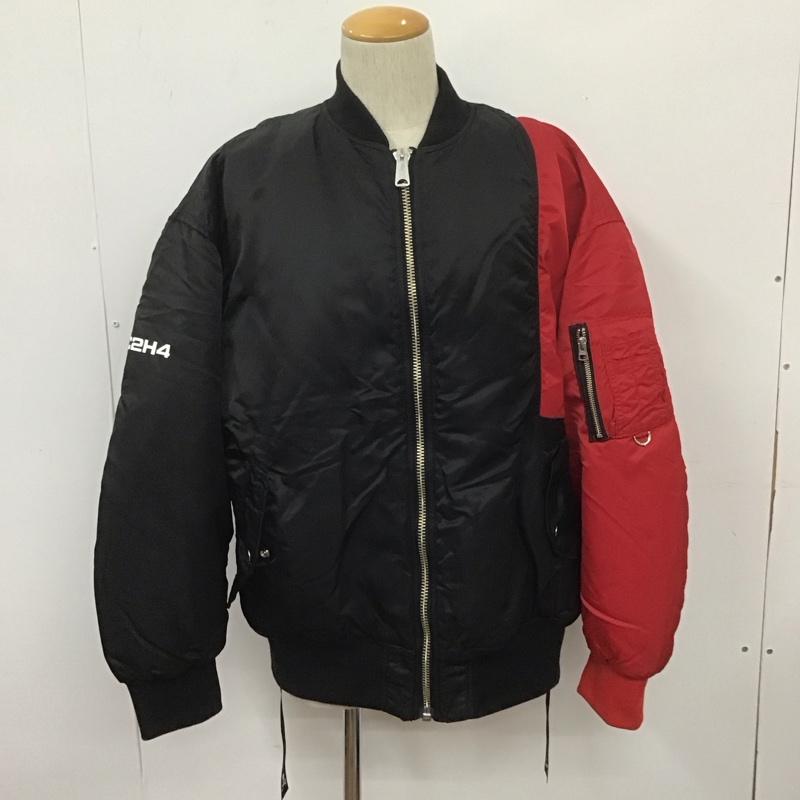アルファインダストリー Alpha Industries ジャケット、上着 ジャンパー、ブルゾン ALPHA INDUSTRIES×C2H4×mastermind コラボ MA-1ジャケット ジップアップジャケット リバーシブル M ロゴ、文字 黒 / ブラック / X 赤 / レッド /  メンズ USED 古着 中古 10107503