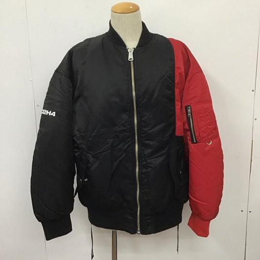 アルファインダストリー Alpha Industries ジャケット、上着 ジャンパー、ブルゾン ALPHA INDUSTRIES×C2H4×mastermind コラボ MA-1ジャケット ジップアップジャケット リバーシブル M ロゴ、文字 黒 / ブラック / X 赤 / レッド /  メンズ USED 古着 中古 10107503