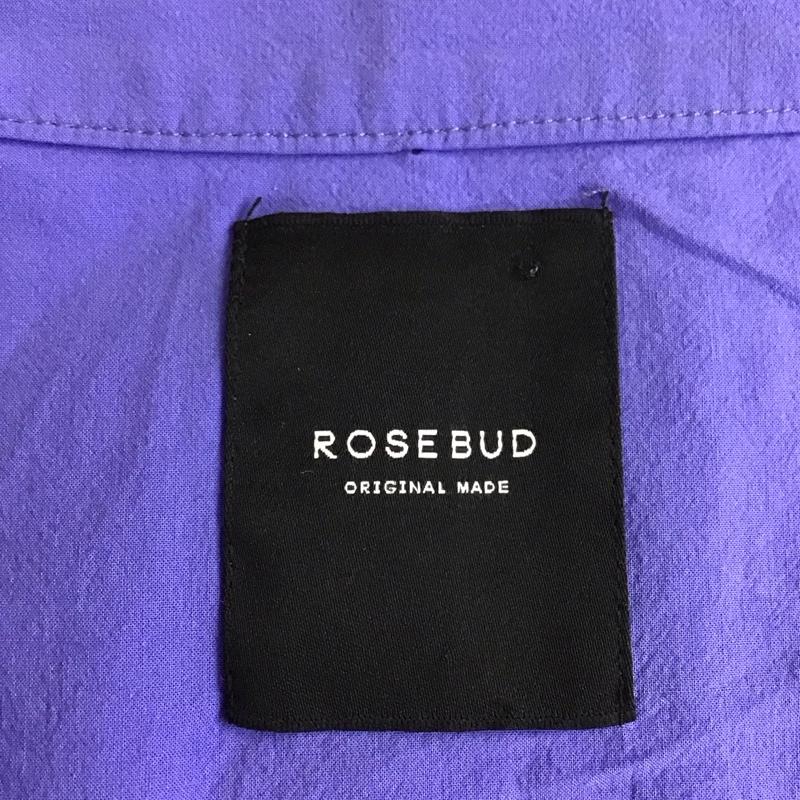 ローズバッド ROSE BUD カーディガン 長袖 600-9120013 ガウンコート ロング丈 FREE 無地 青 / ブルー /  レディース USED 古着 中古 10116470