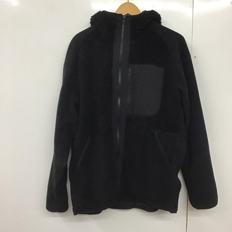 ユニクロ UNIQLO ジャケット、上着 ジャンパー、ブルゾン 341-463350 フリースジャケット WHITEMOUNTAINEERING ジャケット XL 無地 黒 / ブラック /  メンズ USED 古着 中古 10141993