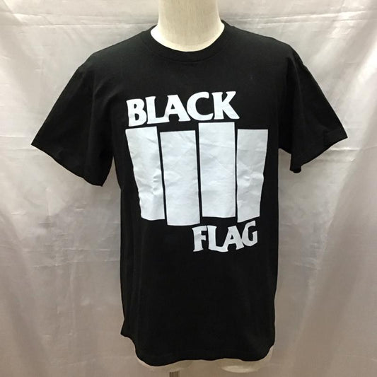古着 USED Tシャツ 半袖 バンドTシャツ BLACK FLAG ロゴ、文字 黒 / ブラック /  メンズ USED 古着 中古 10117070