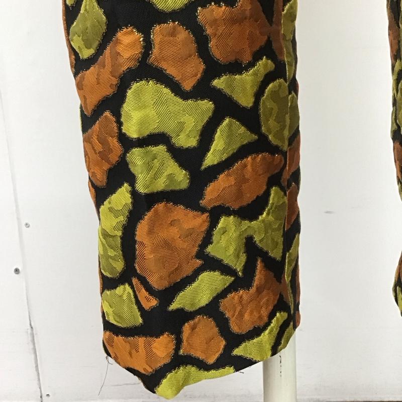 スローバイスライ THROW by SLY パンツ ワークパンツ、ペインターパンツ 030ea031-6070 GIRAFFEJACQARDTAPEREDパンツ カジュアルパンツ 0 総柄 マルチカラー / マルチカラー /  レディース USED 古着 中古 10113832