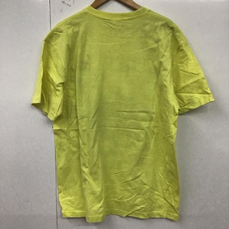 エロスティカ EROSTiKA Tシャツ 半袖 クルーネック XL プリント 黄 / イエロー /  メンズ USED 古着 中古 10123370