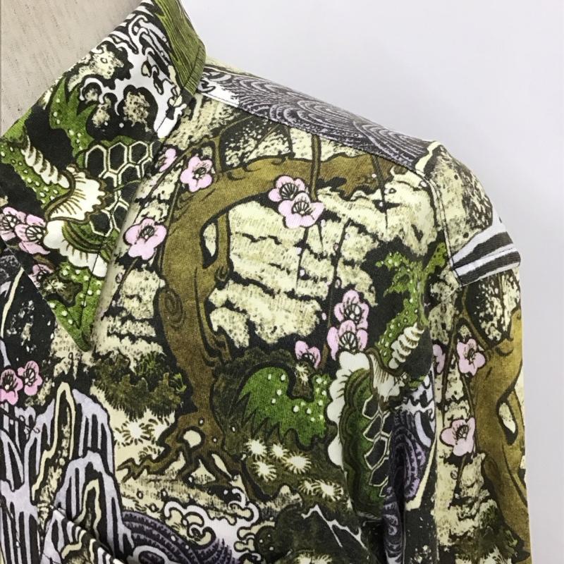 オゾン ロックス OZONE ROCKS シャツ、ブラウス 長袖 長袖シャツ カジュアルシャツ カラーシャツ 総柄シャツ L 総柄 マルチカラー / マルチカラー /  メンズ USED 古着 中古 10111632