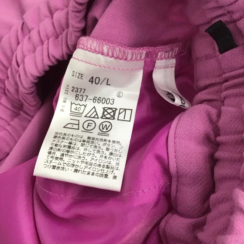 オペークドットクリップ OPAQUE.CLIP パンツ スラックス L 無地 桃 / ピンク /  レディース USED 古着 中古 10148737