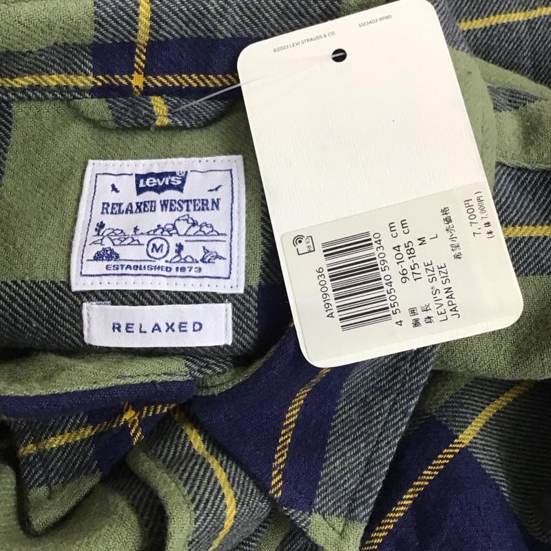 リーバイス Levi s シャツ、ブラウス 長袖 M チェック マルチカラー / マルチカラー /  メンズ USED 古着 中古 10119740