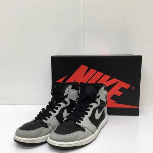 ナイキ NIKE スニーカー スニーカー 555088-035 Air Jordan 1 High OG Shadow 2.0 28.0cm ロゴ、文字 黒 / ブラック / X 灰 / グレー /  メンズ USED 古着 中古 10137806