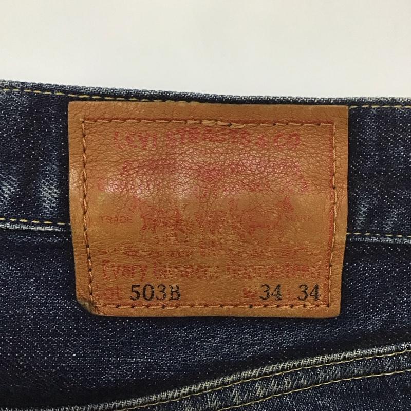 リーバイス Levi s パンツ デニム、ジーンズ 503B XX 日本製 W34 34インチ 無地 青 / ブルー /  メンズ USED 古着 中古 10107833