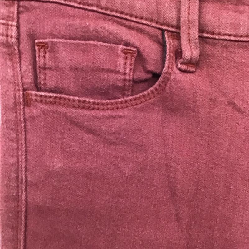 スライジーンズ SLY JEANS パンツ デニム、ジーンズ 0306AB12-0130-1 ストレッチ カラージーンズ 0 無地 ボルドー / ボルドー /  レディース USED 古着 中古 10117369