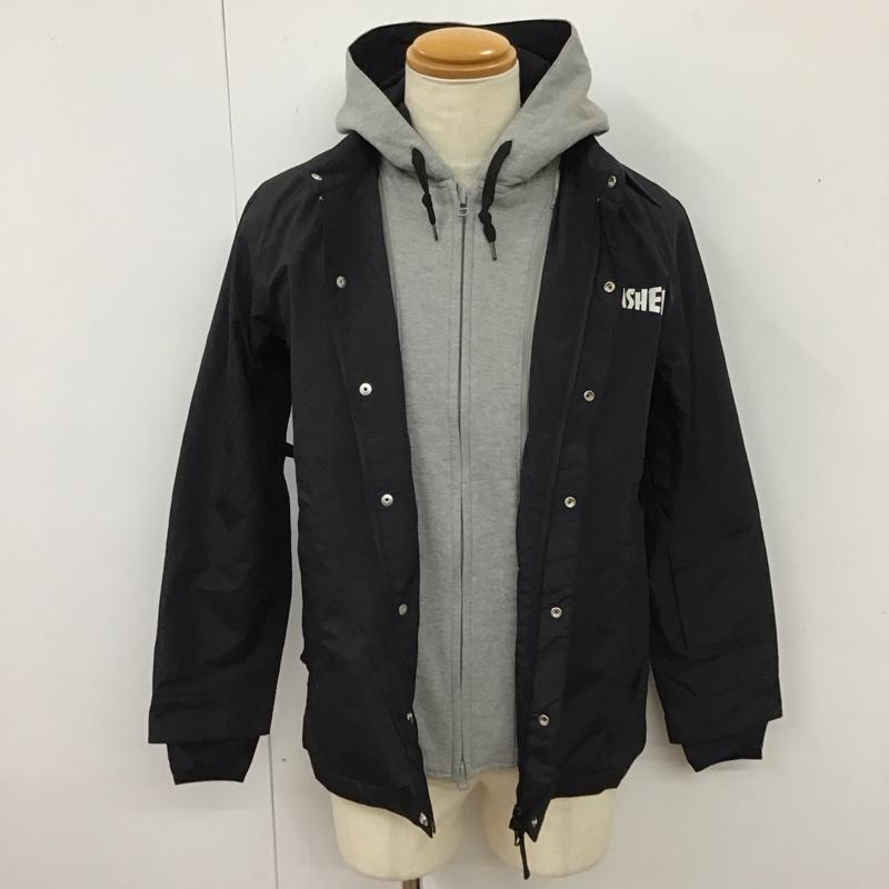 スラッシャー THRASHER ジャケット、上着 ジャンパー、ブルゾン ジップアップジャケット ジャンパー ジャケット カジュアルジャケット アウター XS ロゴ、文字 黒 / ブラック / X 灰 / グレー /  メンズ USED 古着 中古 10114413