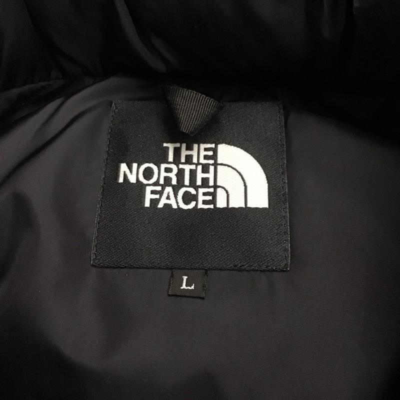 ザノースフェイス THE NORTH FACE ジャケット、上着 ダウンジャケット ND91841 NUPTSE DOWN JAKCET L ロゴ、文字 青 / ブルー / X 黒 / ブラック /  メンズ USED 古着 中古 10124440