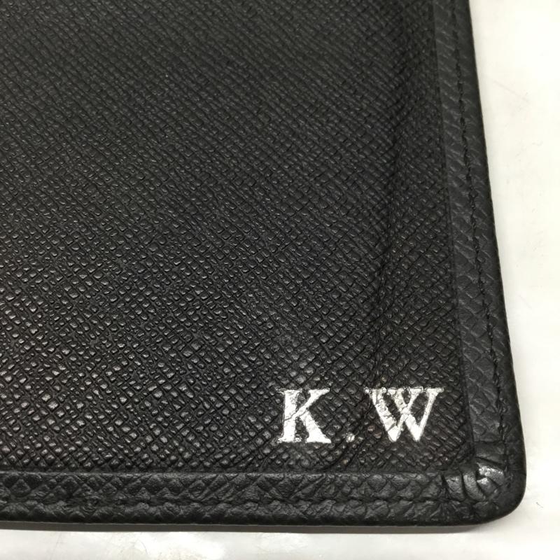 ルイヴィトン LOUIS VUITTON 財布 長財布 タイガ 札入れ カード入れ ワンポイント 黒 / ブラック /  メンズ USED 古着 中古 10115592