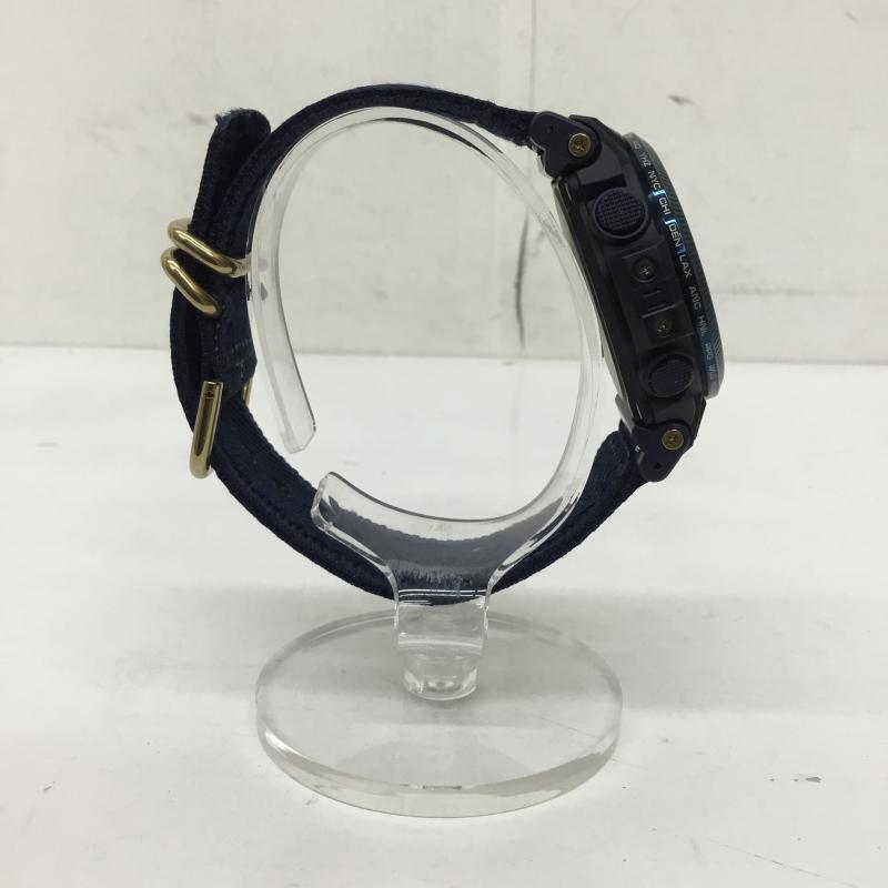 カシオ CASIO 腕時計 デジタル PRW-61SS-2JR CASIO WATCH 50TH ANNIVERSARY ロゴ、文字 紺 / ネイビー /  メンズ USED 古着 中古 10150362
