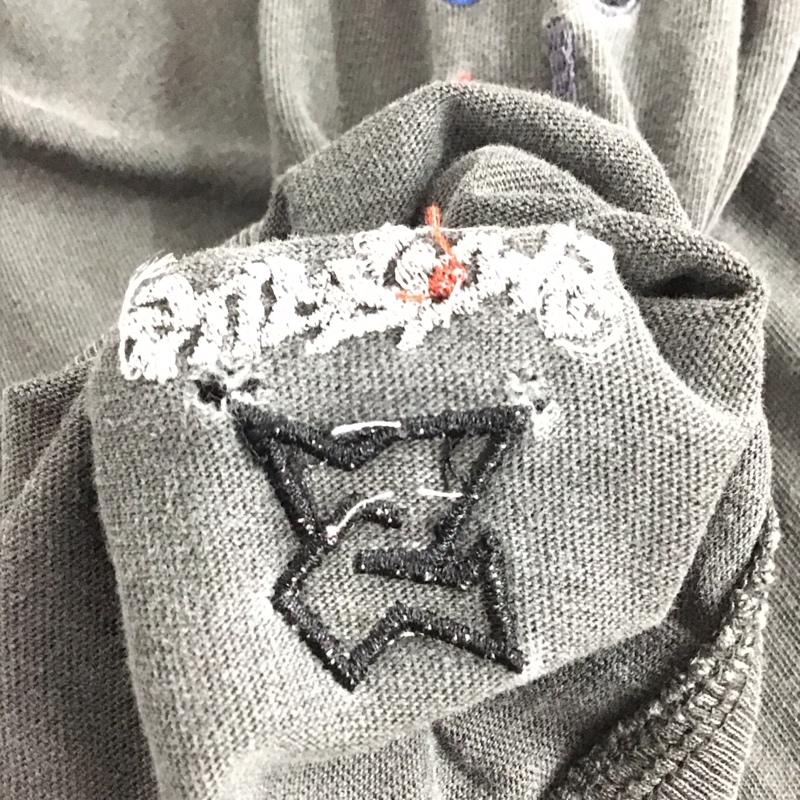 シュプリーム Supreme カットソー 長袖 23SS 葵産業刺繍グラフィック長袖Tシャツ 長袖カットソー プリントTシャツ M 刺繍 黒 / ブラック /  メンズ USED 古着 中古 10137262