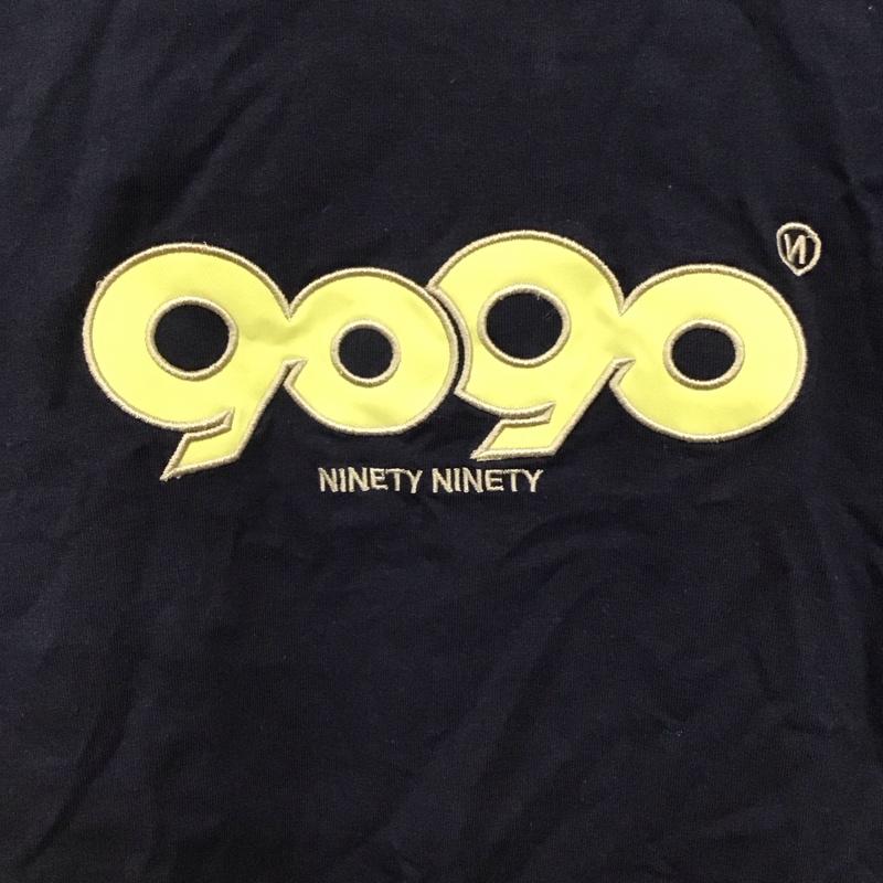 ナインティナインティ 9090 Tシャツ 半袖 S ロゴ、文字 紺 / ネイビー /  メンズ USED 古着 中古 10151285