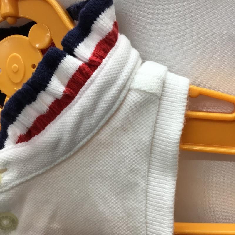 ラルフローレン RALPHLAUREN ワンピース ミニスカート 100cm 無地 白 / ホワイト /  ガールズ USED 古着 中古 10110562