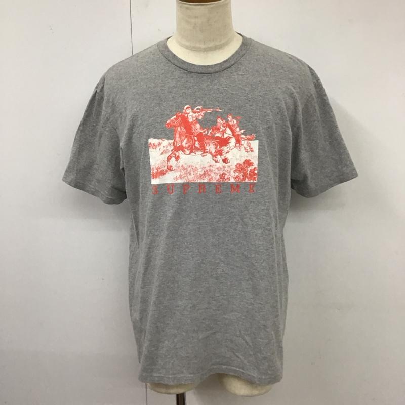 シュプリーム Supreme Tシャツ 半袖 19SS Riders Tee M プリント 灰 / グレー /  メンズ USED 古着 中古 10119820