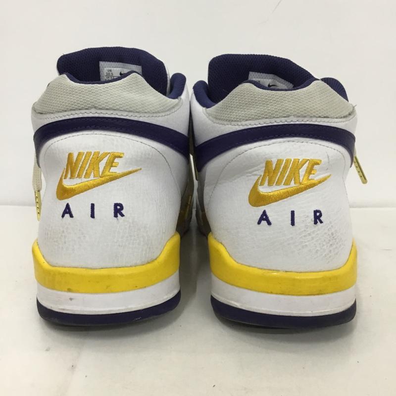 ナイキ NIKE スニーカー スニーカー BQ4212-102 FLIGHT LEGACY 28.5cm 28.5cm ロゴ、文字 白 / ホワイト / X 紫 / パープル / X 黄 / イエロー /  メンズ USED 古着 中古 10134276